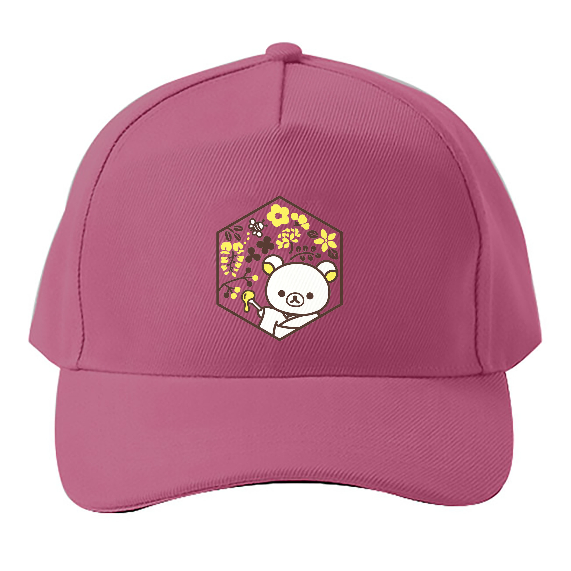 （画像用） リラックマ リラックマ キイロイトリ Rilakkuma Korilakkuma Kiiroitori ベースボールキャップ 綿100％ 男女兼用 帽子 スポーツ